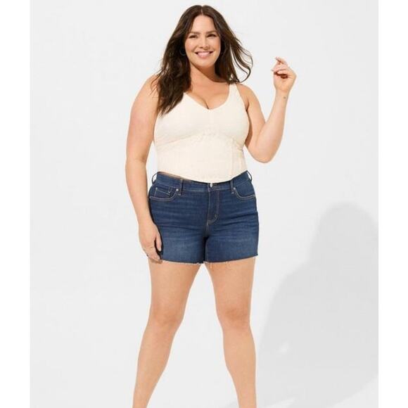 TORRID NWT Lace Corset Crop Top 1x(14-16) - Picture 1 of 13